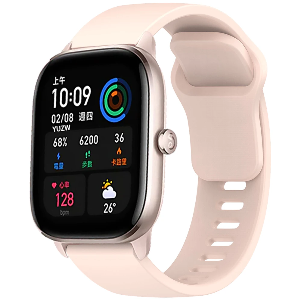 Correa de repuesto para Amazfit GTS 4/2 Mini GTS 3 bandas de silicona de Color 20mm 22mm correa de reloj Amazfit GTR 4 3 2 pulsera correas de reloj - imagen 5