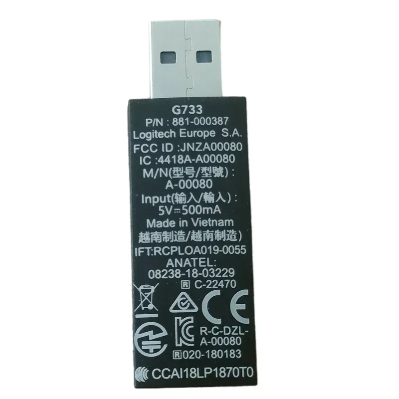 Adaptador Dongle receptor USB A-00080 para auriculares inalámbricos Logitech G733 - imagen 4