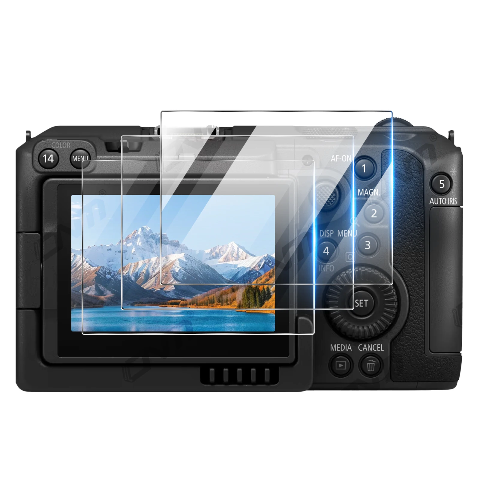 1-3 uds vidrio templado para Canon EOS C50, Protector de pantalla de vidrio 9H Premium HD película antiarañazos para accesorios de cámara C50