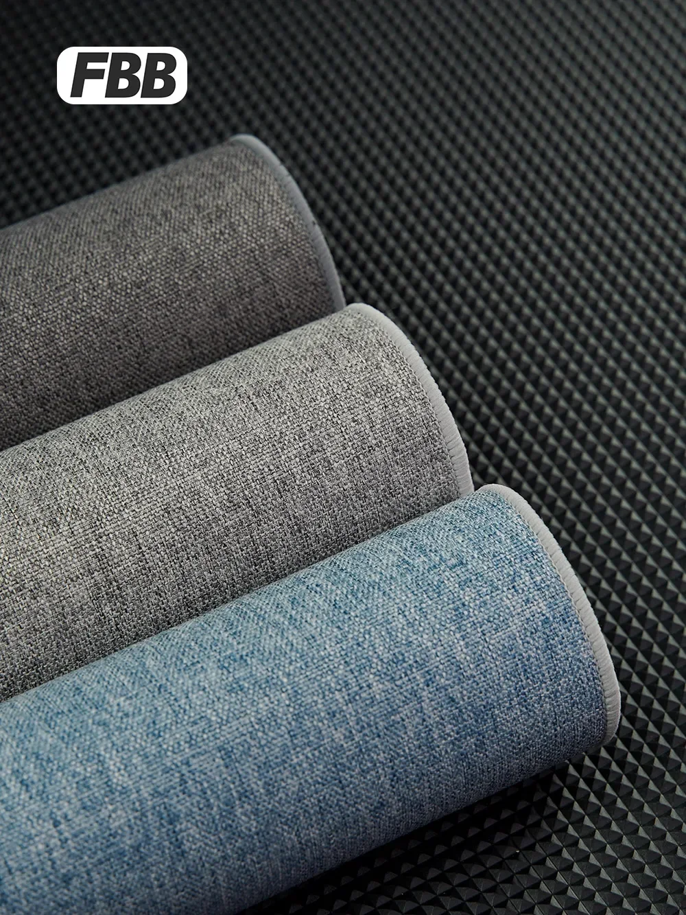 Alfombrilla de ratón de lino FBB, gran espesamiento, absorción de impacto, antideslizante, 4mm, alfombrilla de ratón para juegos de deportes electrónicos, alfombrilla de escritorio duradera, Pc Gamer personalizada - imagen 3