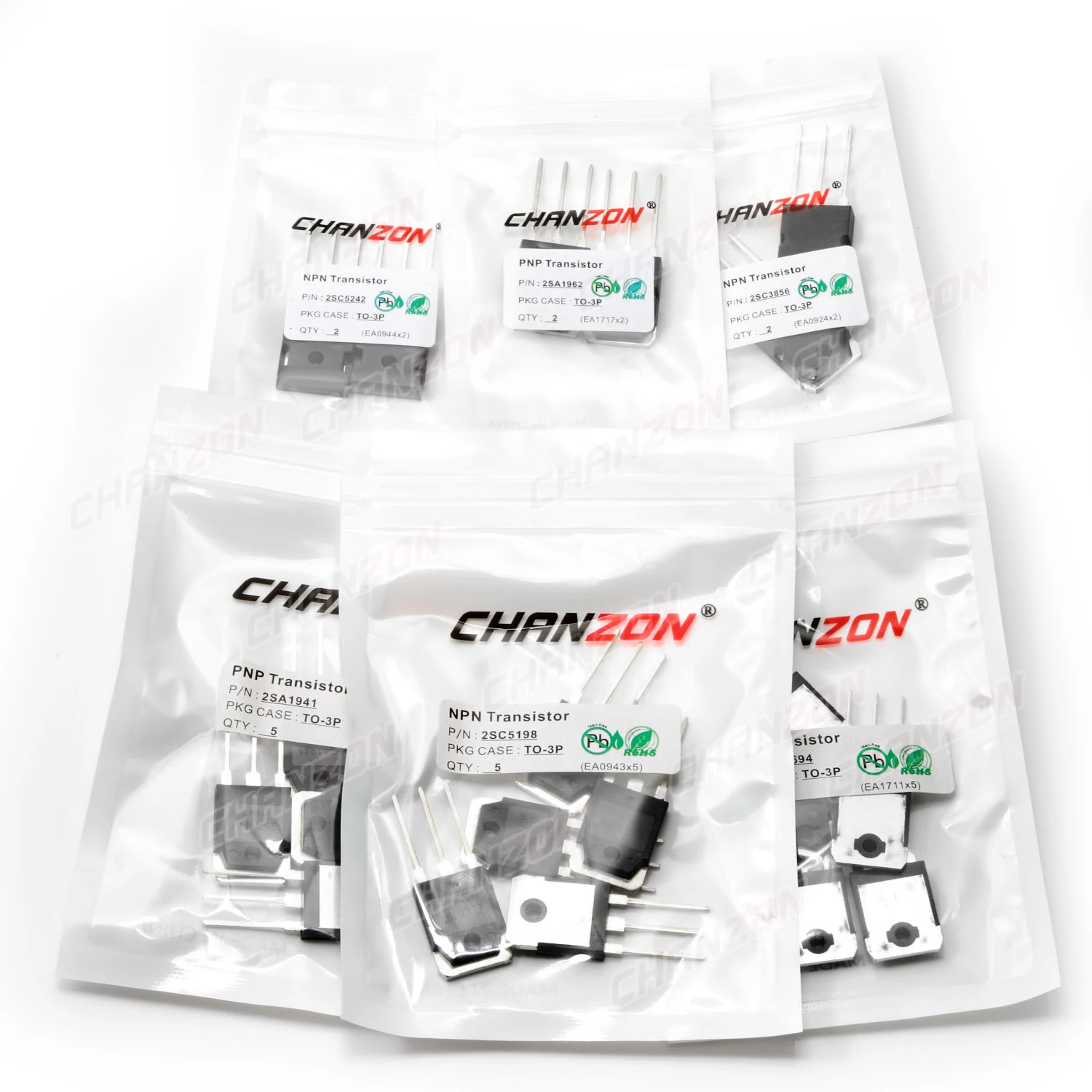 2SA1941 2SC5198 2SB817 2SD1047 2SA1492 2Sc3856 2SA1962 2Sc5242 2Sb688 2Sd718 2SB1560 2SD2390 2SA1694 2Sc4467 2SA1943 2SC5200 - imagen 2