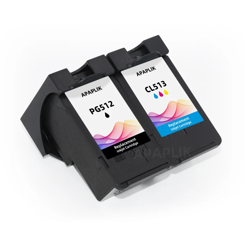 APAPLIK PG512 CL513 512XL 513XL cartucho de tinta de impresora para Canon PG 512 CL 513 XL Pixma MP230 MP250 MP240 MP270 recarga - imagen 2