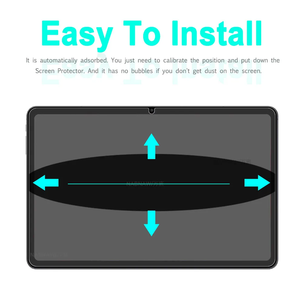 2 piezas de película dura transparente HD Protector de pantalla vidrio templado a prueba de arañazos para iPlay 60 Pad Pro 12,1 pulgadas fácil de instalar - imagen 4