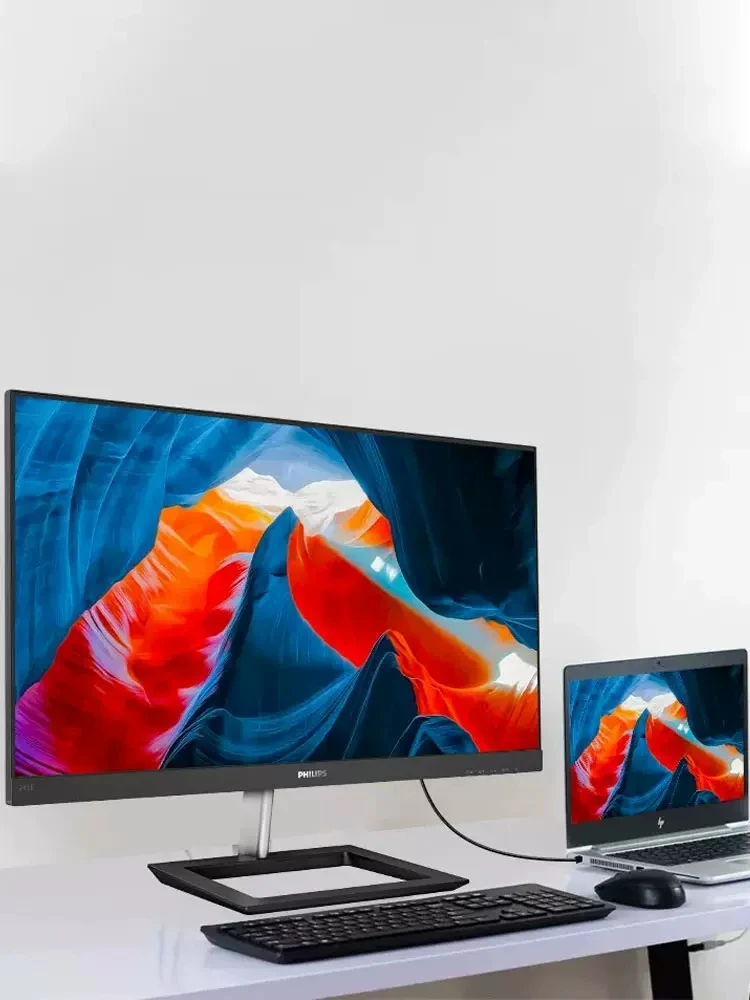 Monitor LCD de 23,8 "HDMI + VGA + DP + salida de AUDIO resolución 2K 2560*1440 pantalla QHD pantalla de escritorio MONITOR de 23,8 pulgadas panel IPS 75HZ - imagen 3