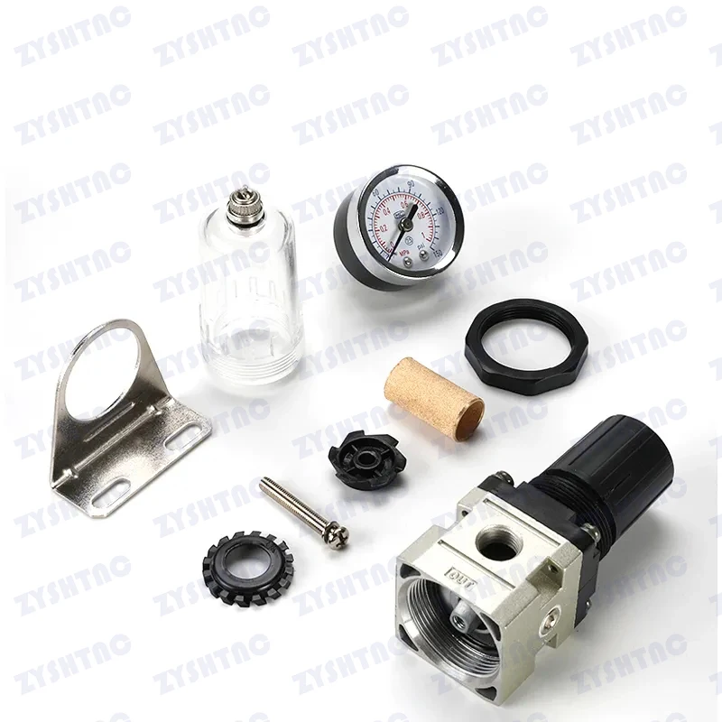 Regulador de presión de filtro de aire de compresor, trampa neumática, separador de aceite y agua, bomba de drenaje, AC2010-02 tipo SMC AC3010/4010/5010-06 - imagen 4