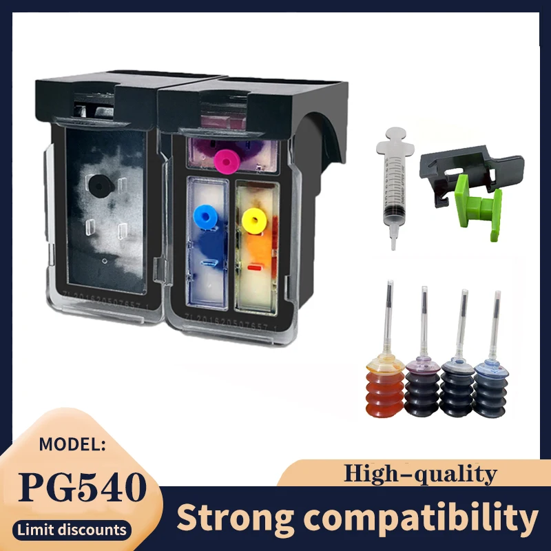 Cartucho de tinta PG540 CL541 PG-540 CL-541 para Canon Pixma MG3150 MG2150 MG2250 MG3650 MG3250 MG4250 TS5150 MX375 MX435 MX535 MX455 - imagen 2