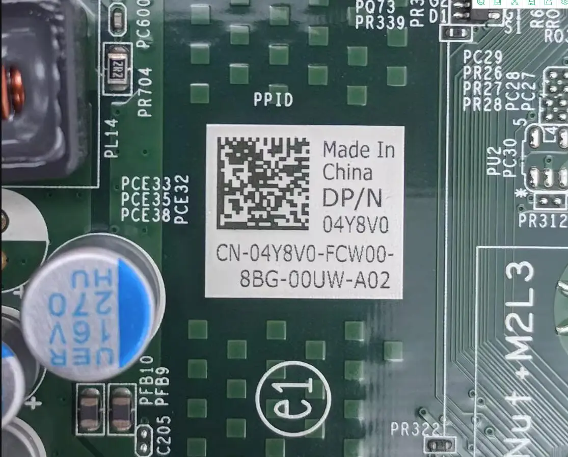 CN-04Y8V0 para placa base DELL OptiPlex 3060 SFF 04Y8V0 4Y8V0 LGA1151 DDR4 100% probado completamente en funcionamiento