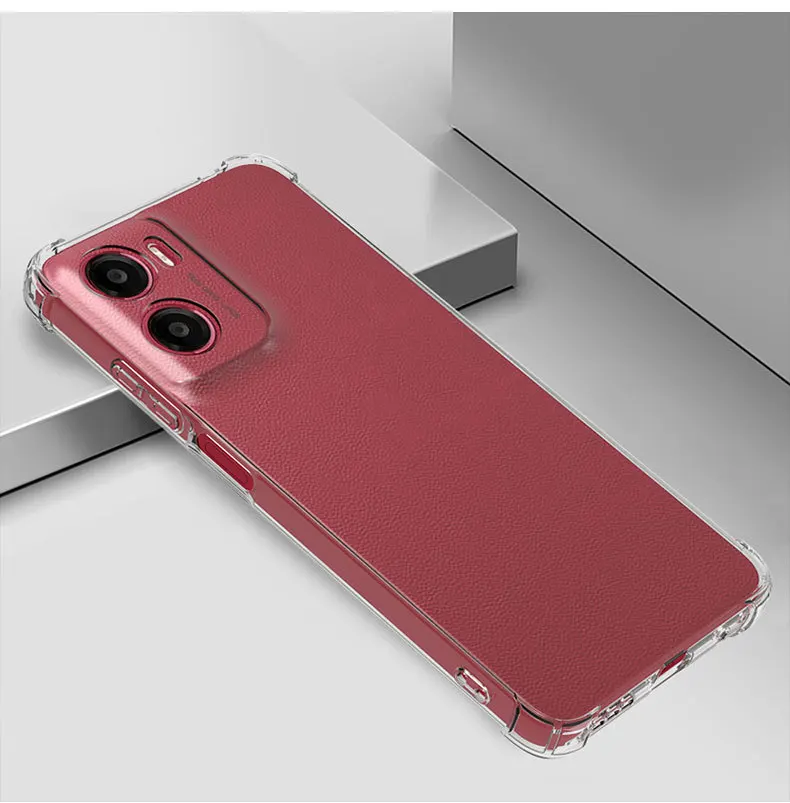 Funda de teléfono transparente para Motorola Moto G05 E15, suave, transparente, protección de cámara de alta calidad, Funda trasera Original, accesorios - imagen 3