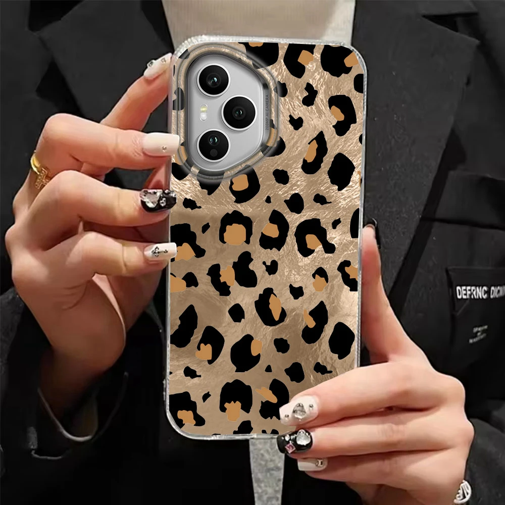  Funda de teléfono púrpura leopardo de lujo para Honor 400 200 90 Smart Pro Magic7 6 5 70 Lite X9a X9c X9b X8b X8a X8c X7c X7b X6c X6 - imagen 5