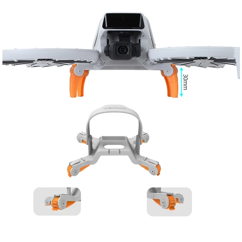Soportes de tren de aterrizaje plegables para Dron, protección de araña de liberación rápida resistente a los arañazos para accesorios DJI FLIP - imagen 3