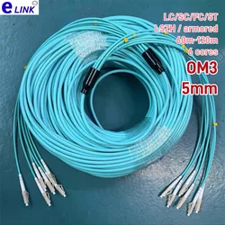 Cable de Fibra Óptica OM3 Multimodo Blindado SC-LC