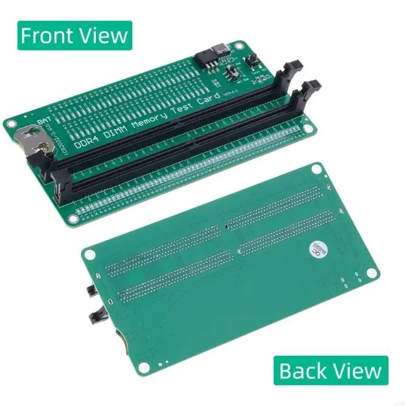 Probador memoria 462E, tarjeta prueba memoria DDR4 DIMM para computadora escritorio con indicadores LED para tarjeta