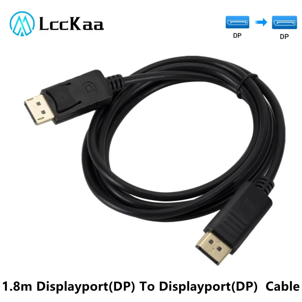 Cable DisplayPort 1.2 a DisplayPort – 1.8m 1080P HDR - imagen 2