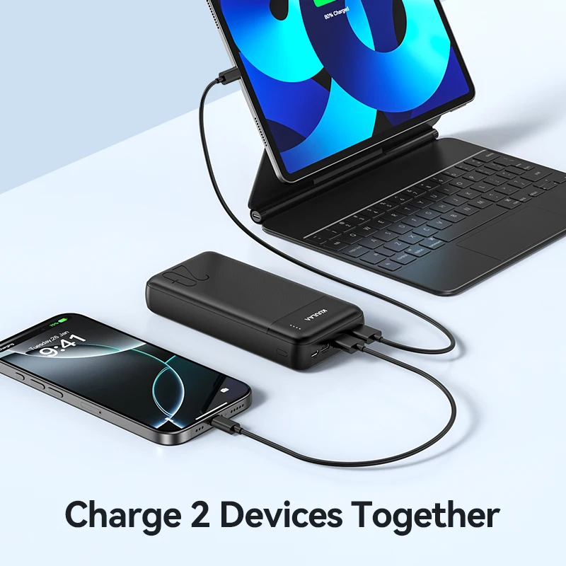 KUULAA 20000mAh banco de energía cargador portátil batería externa PoverBank carga rápida Powerbank para iPhone Xiaomi mi POCO - imagen 2