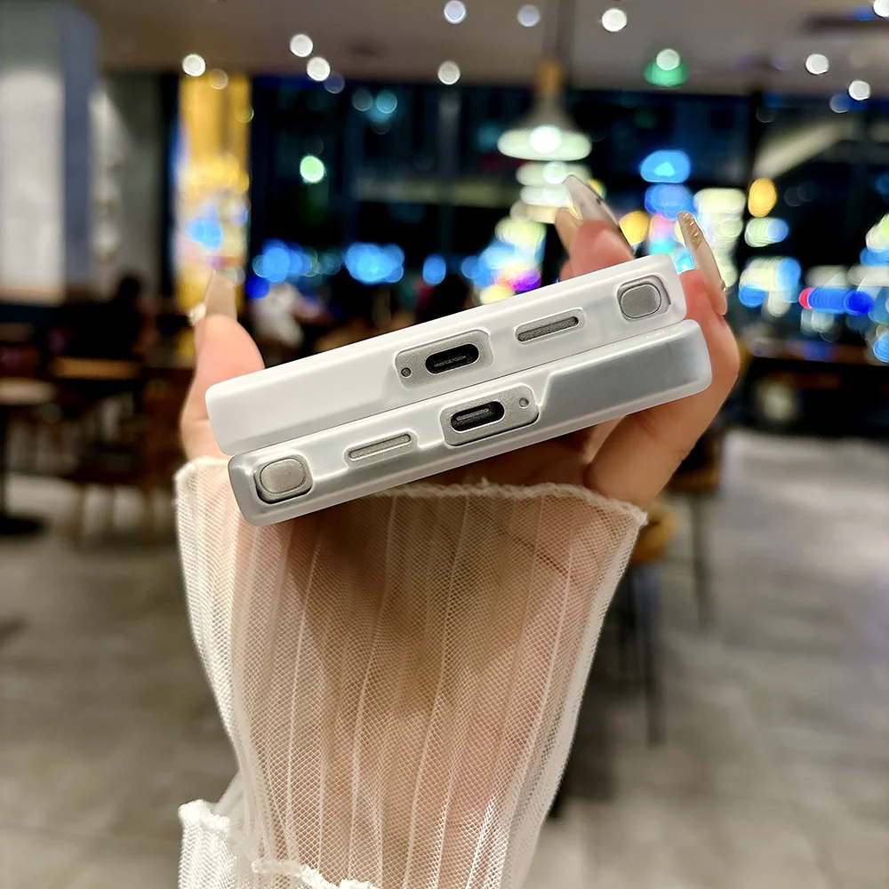 Funda a prueba de golpes 2 en 1 de grado militar para samsung s25 ultra 24 23 plus a16 a55 a54 Color caramelo silicona magnética Magsafe suave - imagen 4