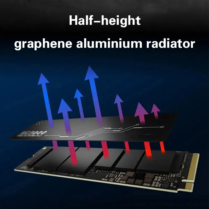 PCIe 4,0 NVMe M.2 ssd m2 512gb 1tb 2tb 4TB disco duro interno para ordenador portátil de escritorio MSI hasta 7000mb/s - imagen 2