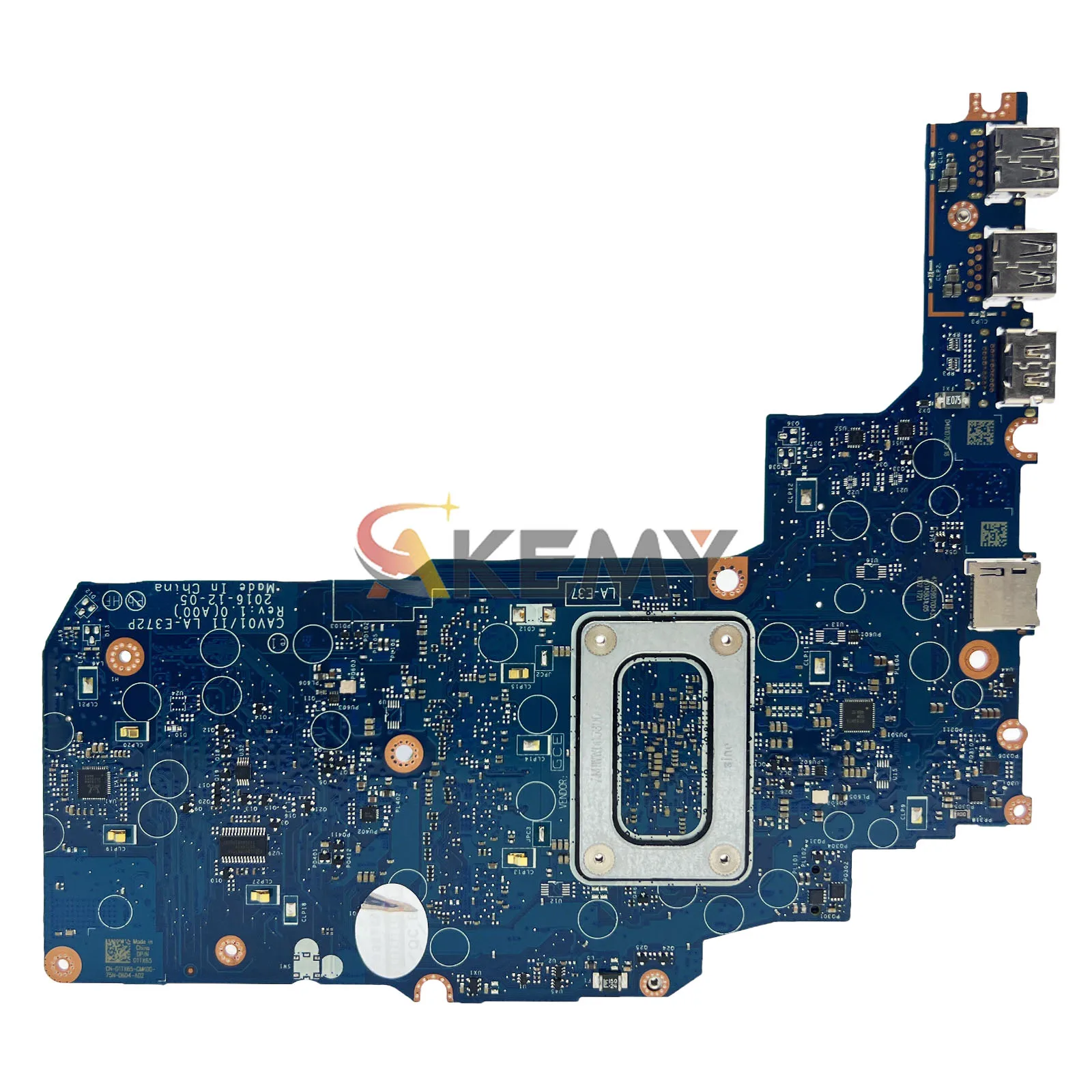 Para la placa base del ordenador portátil DELL LA-E372P placa base CAV01/11 Chromebook 11 3180 3189 CN-083RWV 01TX65 CPU N3160 N3060 prueba de 100% - imagen 2