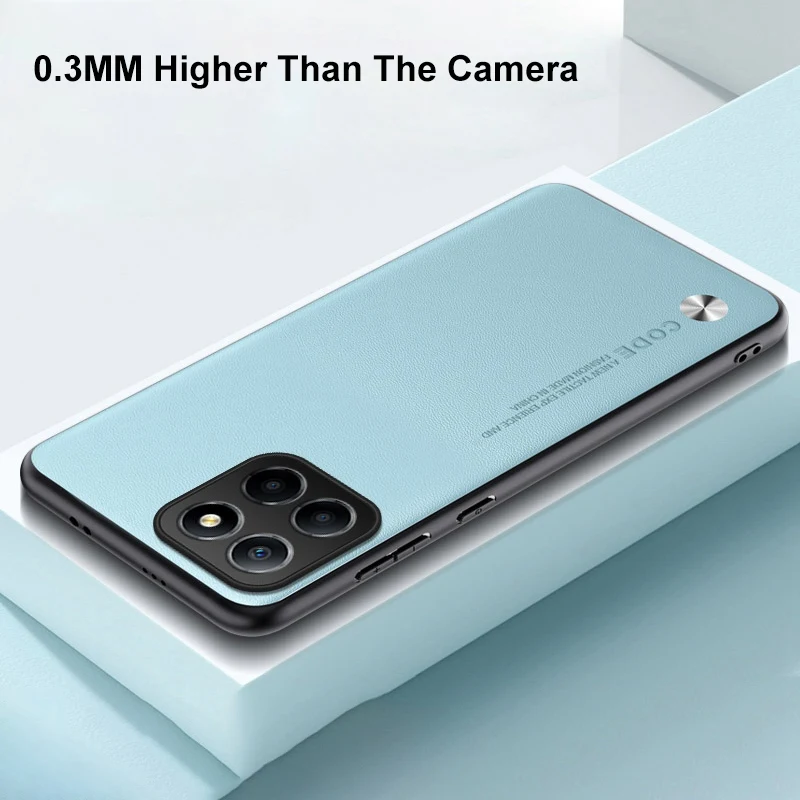 Funda de cuero PU de lujo para Honor X6A X8A X8 5G, funda trasera de silicona mate, funda de teléfono de protección completa para Honor X6 X6S X8 4G - imagen 5