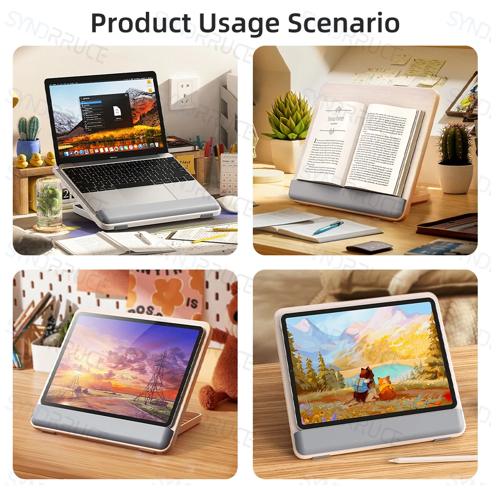 Soporte ajustable para tableta y portátil, accesorio de dibujo para iPad Pro, Xiaomi, Samsung, Lenovo - imagen 5