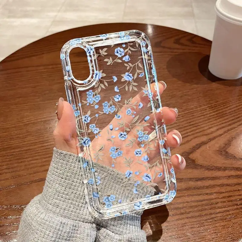 Funda Daisy para iPhone 15Pro 17 16 14 13 12 11 Pro Max XR 7 8 Plus SE funda suave a prueba de golpes - imagen 2