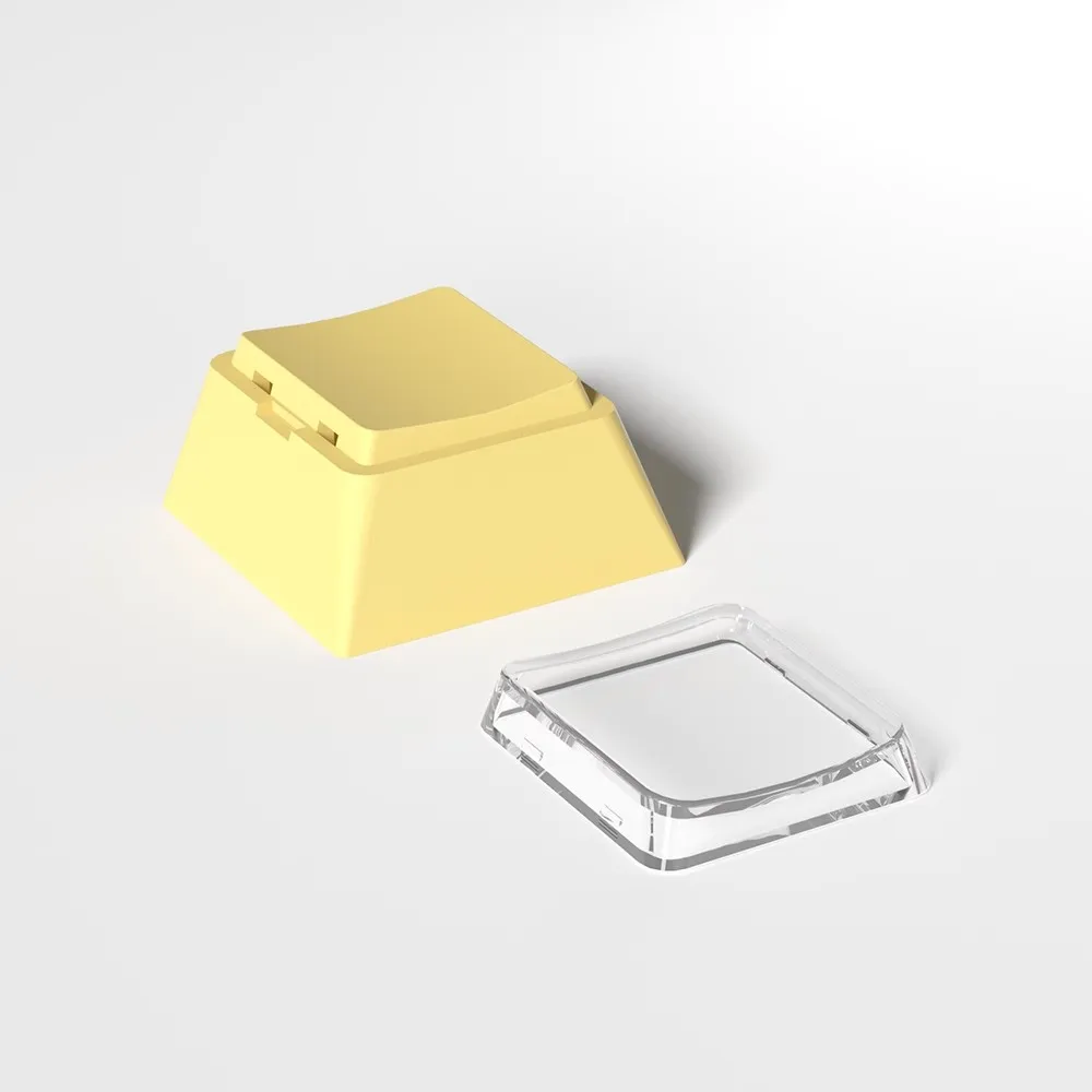 10 unids/pack Cherry Profile R4 teclas de altura PBT + PC en blanco 1U teclas Cherry perfil Keycap para teclado MX Switch - imagen 5