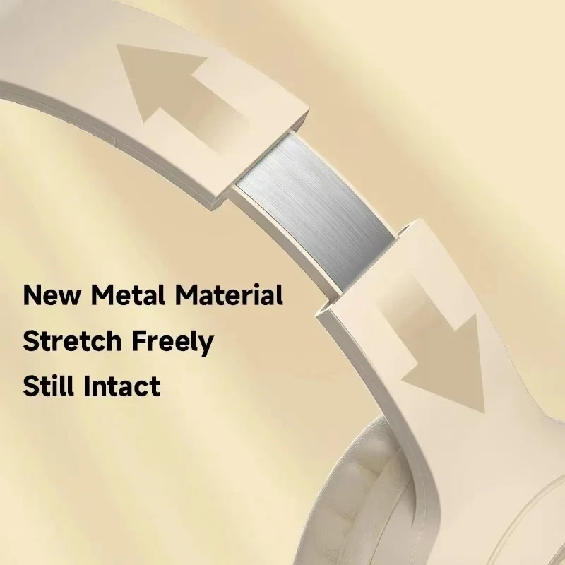 Auriculares con graves envolventes 9D, inalámbricos por Bluetooth 5,3, auriculares sobre la oreja con reducción de ruido, auriculares deportivos para juegos con micrófono HD, manos libres - imagen 5