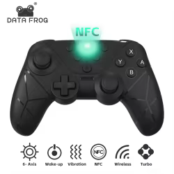 Data Frog Control Inalámbrico para Switch con NFC y Turbo