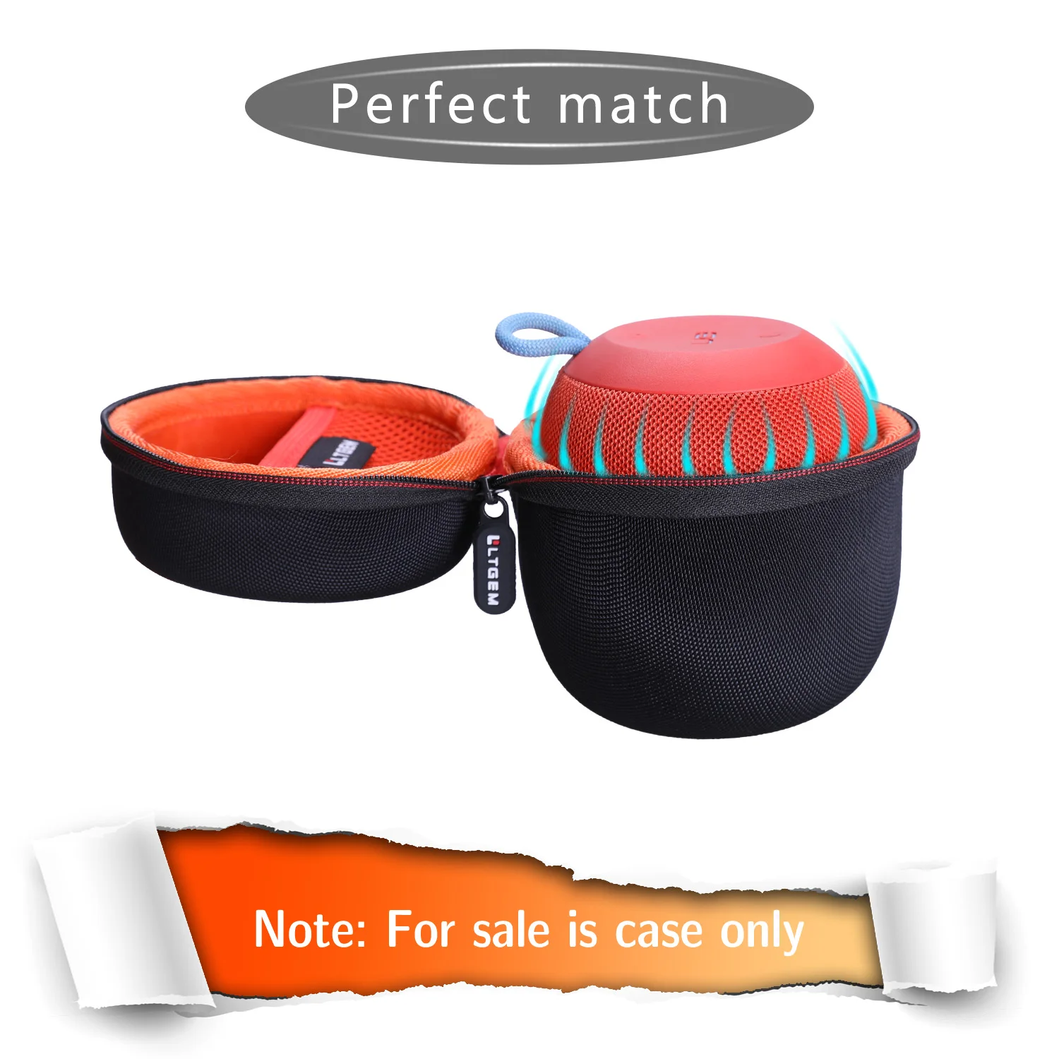 LTGEM-funda de altavoz para Ultimate Ears WONDERBOOM, almacenamiento de Altavoz Bluetooth portátil, bolsa de transporte, accesorios para altavoces - imagen 4