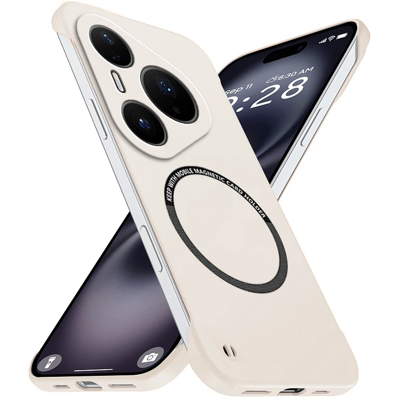 Fundas magnéticas delgadas para Huawei Pura 80 Pro Ultra sin marco, funda dura ligera mate antiarañazos, armadura sin bordes a prueba de golpes - imagen 2