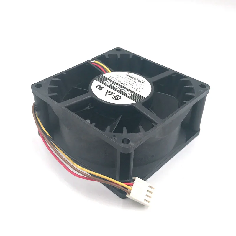 Ventilador de 80 mm para Sanyo 9G0812P1K04 Ventilador de enfriamiento PWM de alto rendimiento de 80 mm 12 V 7800 RPM, 107,3 CFM, 1,8 A, 58 dBA - imagen 4