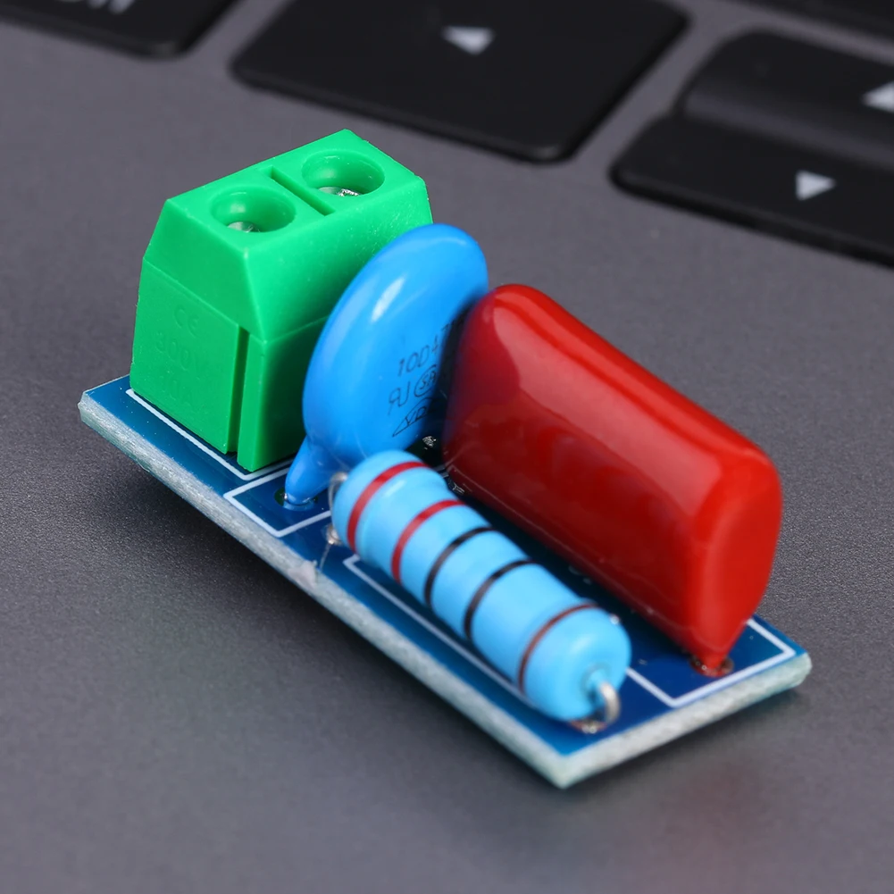 Módulo de circuito de absorción de sobretensión/Snubber, resistencia de protección RC, AC/DC 5V-400V - imagen 2