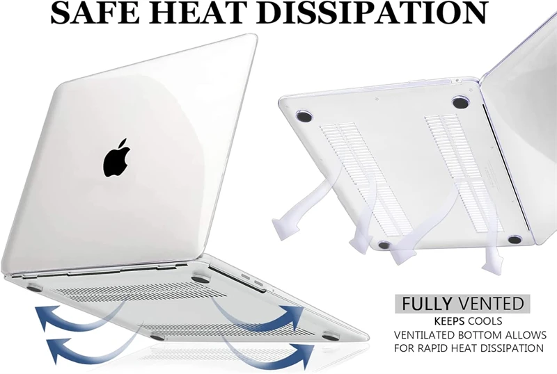 Funda Transparente para MacBook Air 13.6 M4 y Pro 14/16 M1-M3 - imagen 4