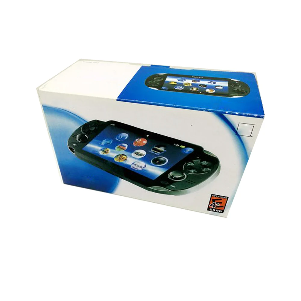 Nuevas cajas de embalaje para consola de juegos PSVITA 1000 versión HK caja protectora cartón de embalaje