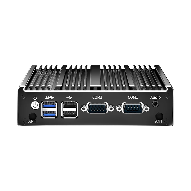 CPU N2840/N2930/J1900 ordenador Industrial Quad-core Gigabit Dual Lan doble cuerda Mini PC de escritorio Industrial