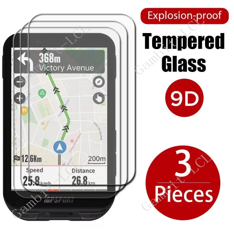 3 uds HD Original para iGPSPORT BSC200 BSC300 GPS Protector de vidrio templado en iGS800 BSC200S BSC300T película protectora de pantalla