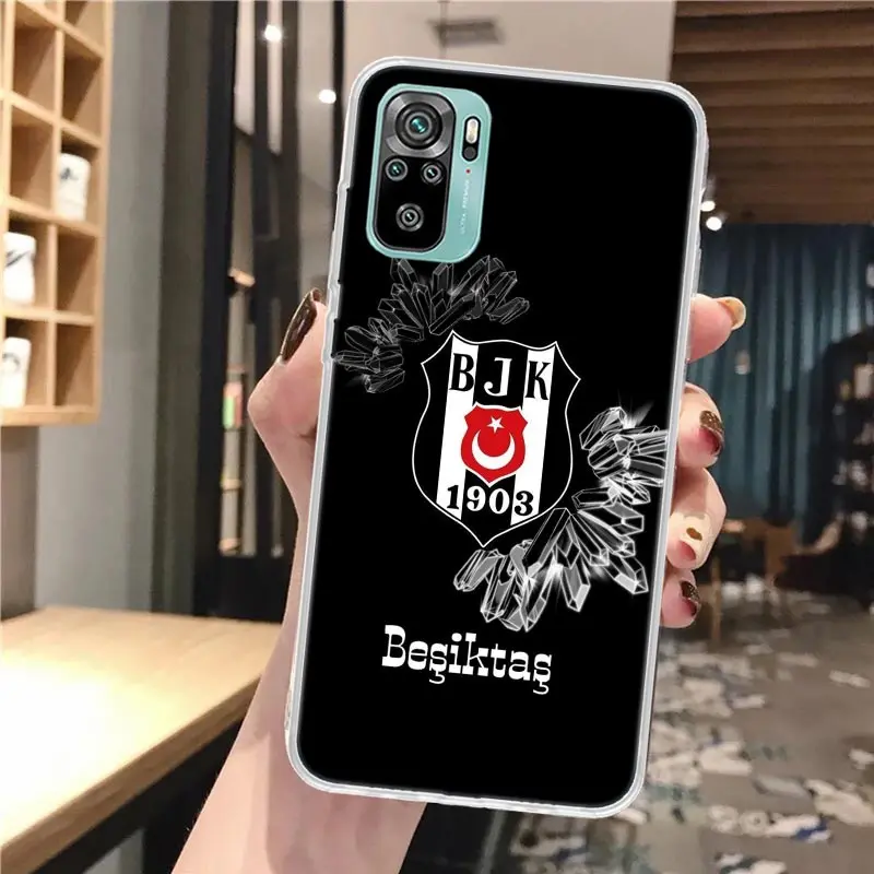 B-Besiktas B-BJK funda de teléfono para Xiaomi Redmi 12 12C 13 13C 14C 10 10A 10C 9 9A 9C 9T 8 8A 7 7A 6 6A K70 K60 K20 K40 Pro S2 - imagen 4