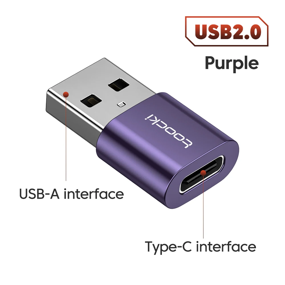 C to USB2.0 Purple