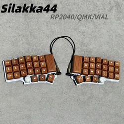 Silakka44 Teclado Mecánico Ergonómico Split QMK/VIAL Doble Perilla