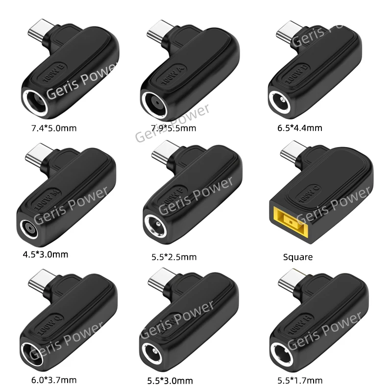 Cargador Universal de 65W y 100W CC para ordenador portátil, convertidor de conector a USB C tipo C PD para MacBook, Xiaomi y Samsung - imagen 2