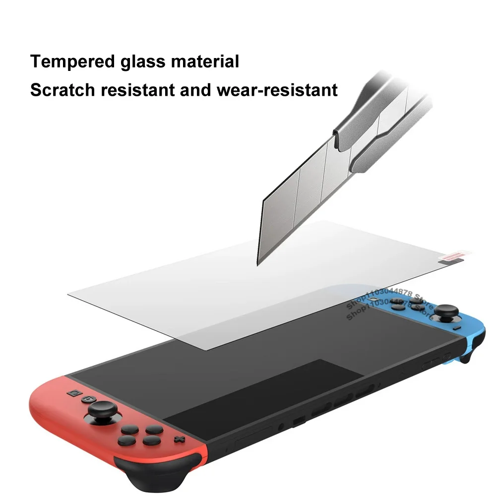 Película protectora de pantalla completa de alta definición, película templada de vidrio anticaída y antiarañazos para accesorios de juegos Switch 2 NS2 - imagen 5