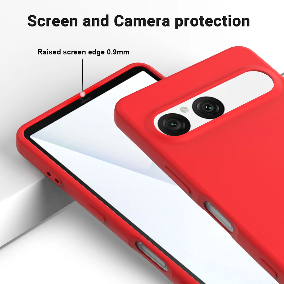 Funda de silicona para Sony Xperia 10VII, funda suave ultrafina anticaída con sensación de piel para Sony Xperia 10 VII, parachoques a prueba de golpes - imagen 4