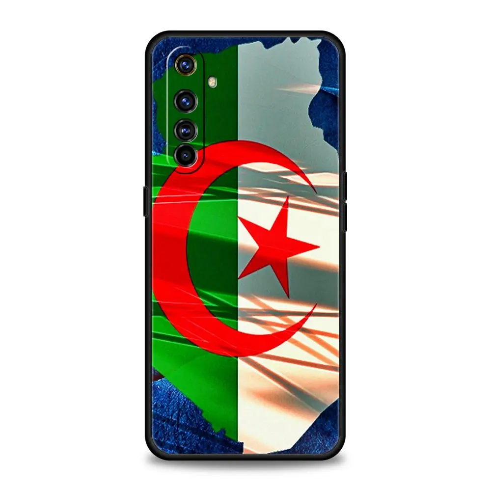 Para Realme GT Neo 2 3 3T 5 funda de teléfono para Realme 12 11 5G 10 9 8 5G 7 6 GT5 GT3 GT2 Pro Plus C21 C11 C25 C35 funda bandera de Argelia - imagen 2