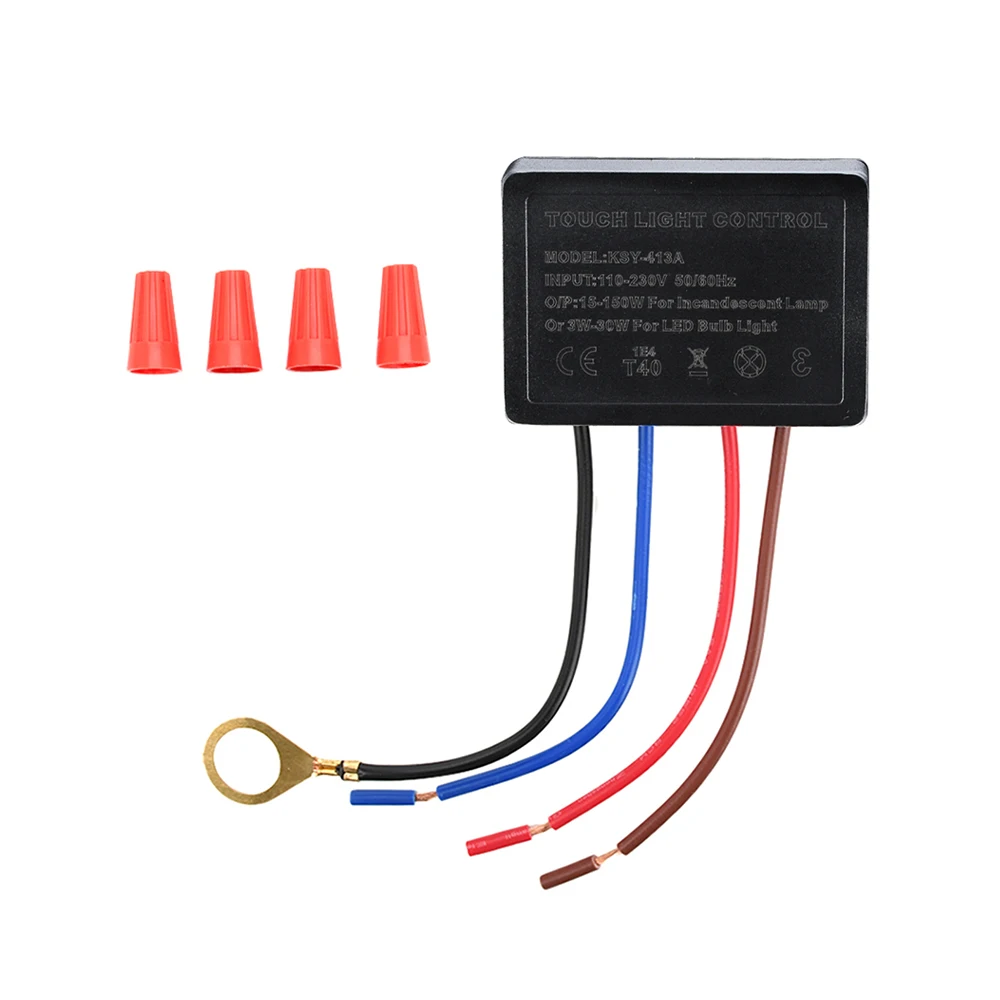 Lámpara de escritorio con interruptor de atenuación táctil, módulo de Control de luz, Kit de reparación de lámpara táctil para bombillas LED incandescentes regulables, 1A/3A, AC110-230V