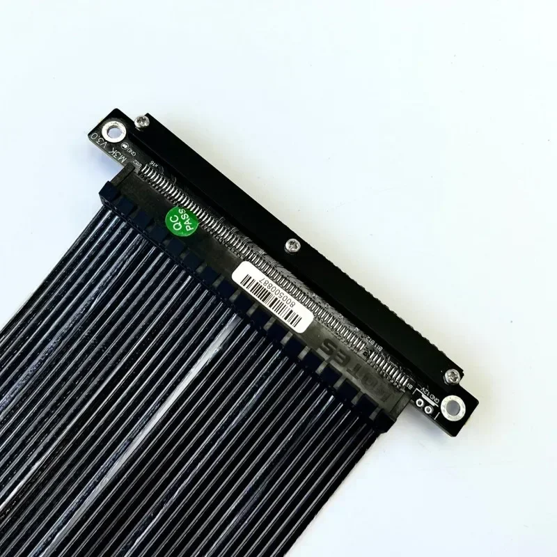 Cable elevador 2025 PCIe 4,0x16, Cable de extensión de conector inverso Dual blindado PCI-E Gen4 para tarjeta gráfica de servidor de chasis ITX A4 - imagen 5