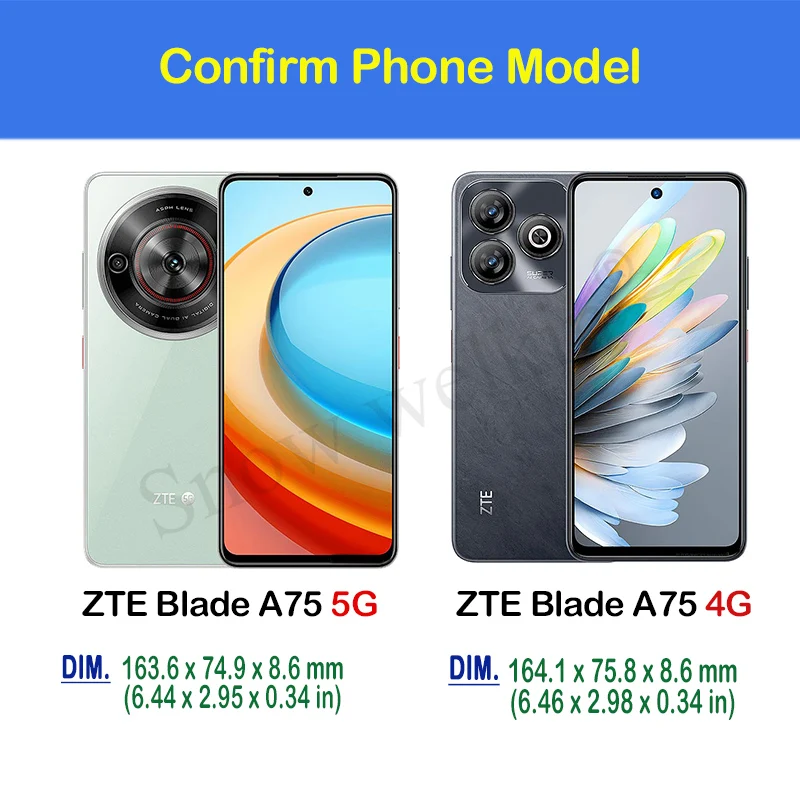 Para ZTE Blade A75 5G A55 A35 TPU funda de silicona suave ultrafina para ZTE Blade A75 5G 4G A55 A35 fundas traseras para teléfono - imagen 5