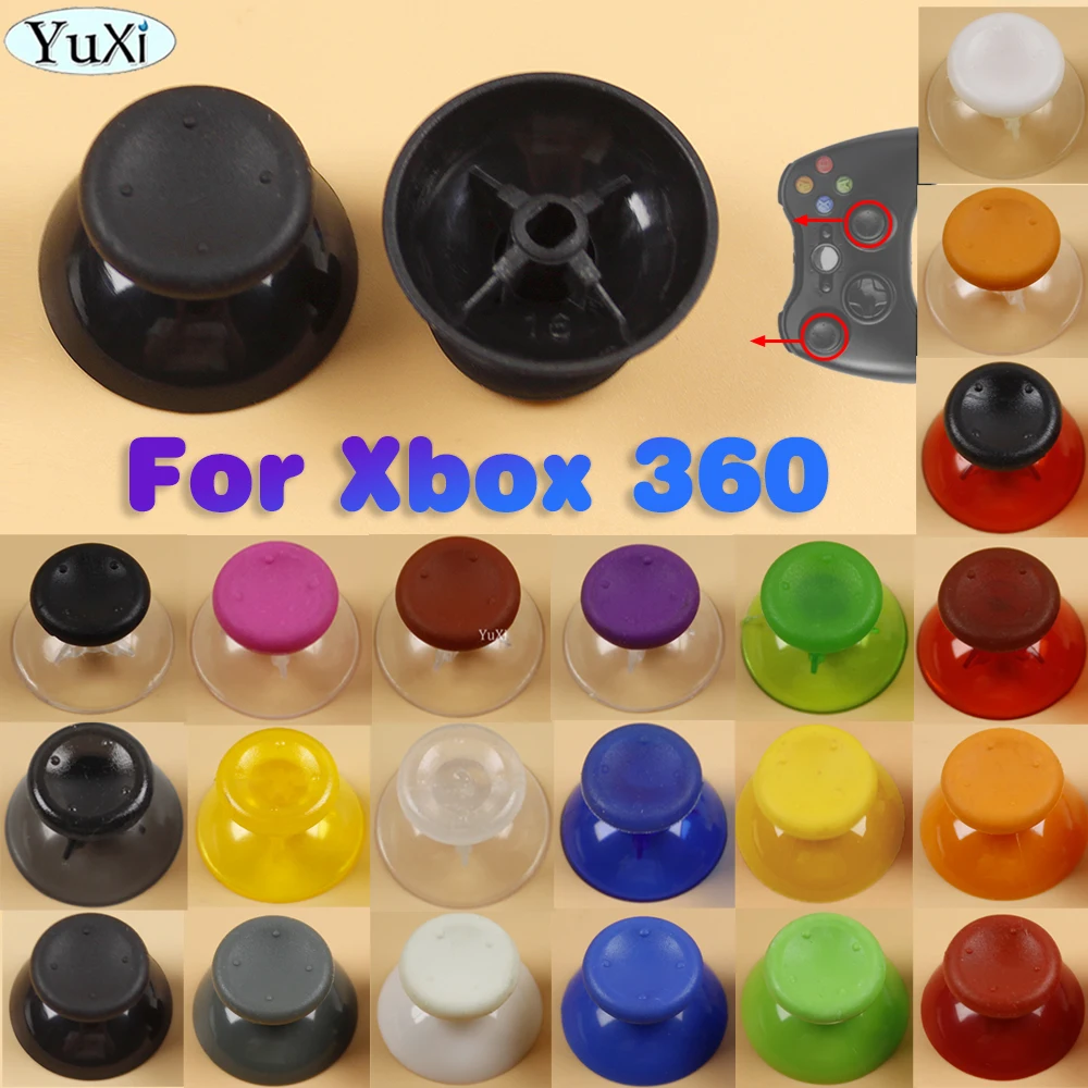 Cubierta de Joystick analógico para Xbox 360, mando inalámbrico con cable, pieza de repuesto, 1 unidad