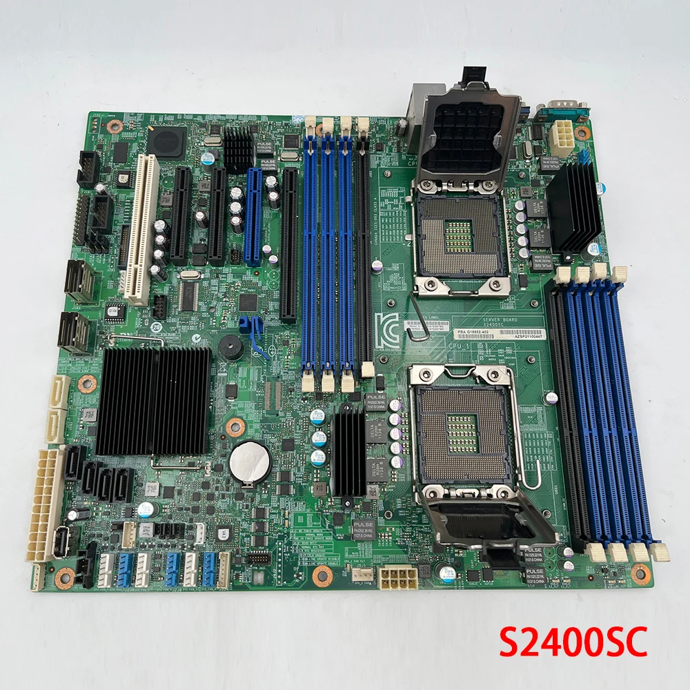 S2400SC para placa base de servidor Intel LGA1356 compatible con CPU serie E5 2400 - imagen 3