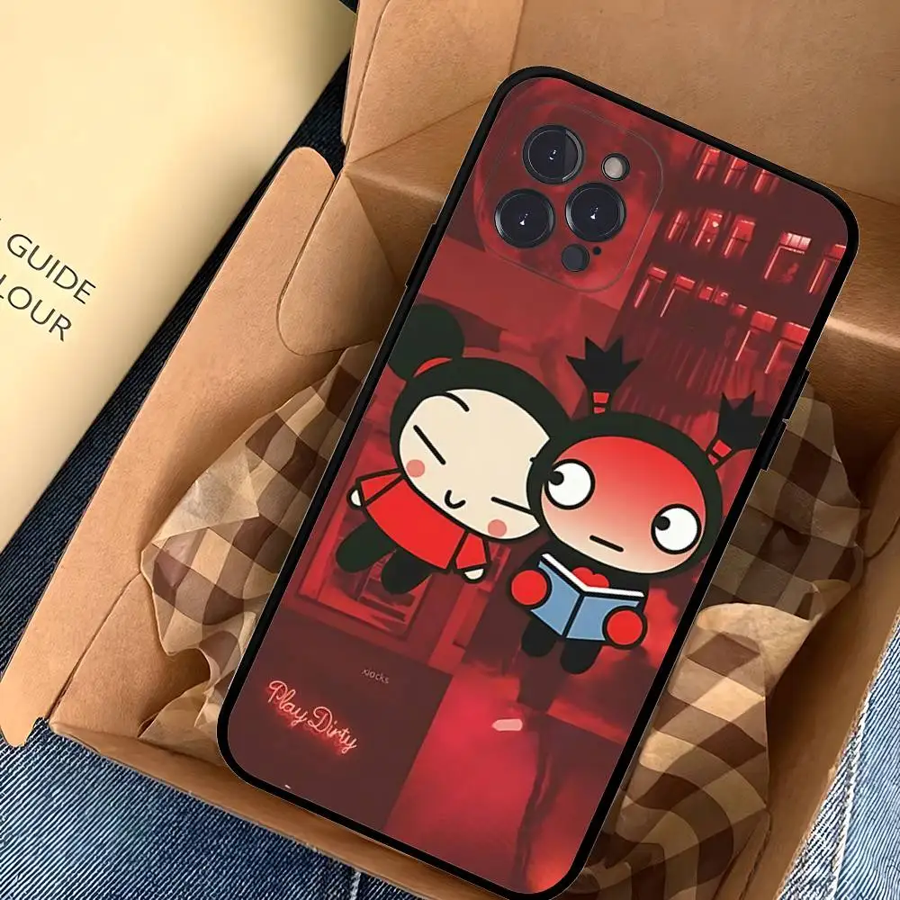 Funda de teléfono Pucca con dibujos animados para IPhone 17 Pro Max Air, funda trasera 16 15 14 13 12 11 Pro Max - imagen 4