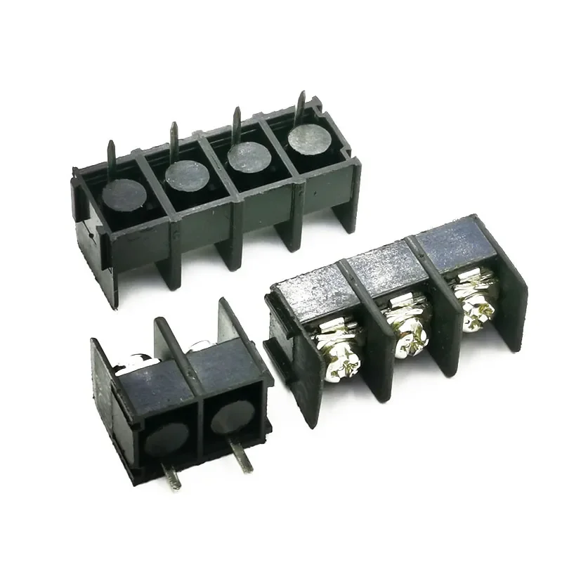 10 unids/lote KF8500 8,5 MM 2P 3P 4P Terminal de conexión tipo valla Terminal PCB negro/verde - imagen 5