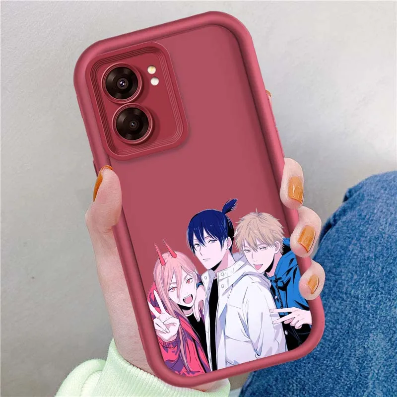 Funda Protectora para Teléfono con Diseño de Anime Chainsaw Man para OPPO A96 A58 A74 A78 A72 A53 A54S A94 A54 A16 A52 A57 A98 A76 - imagen 5